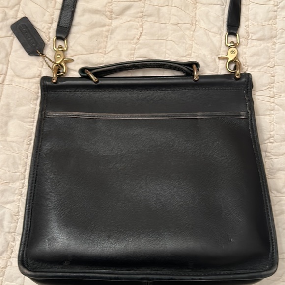 Vintage Coach Station Willis Bag in black - Picture 14 of 14